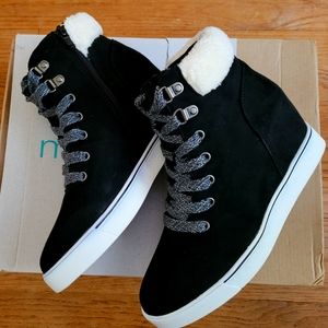 Maurices High Top Wedge Sneakers